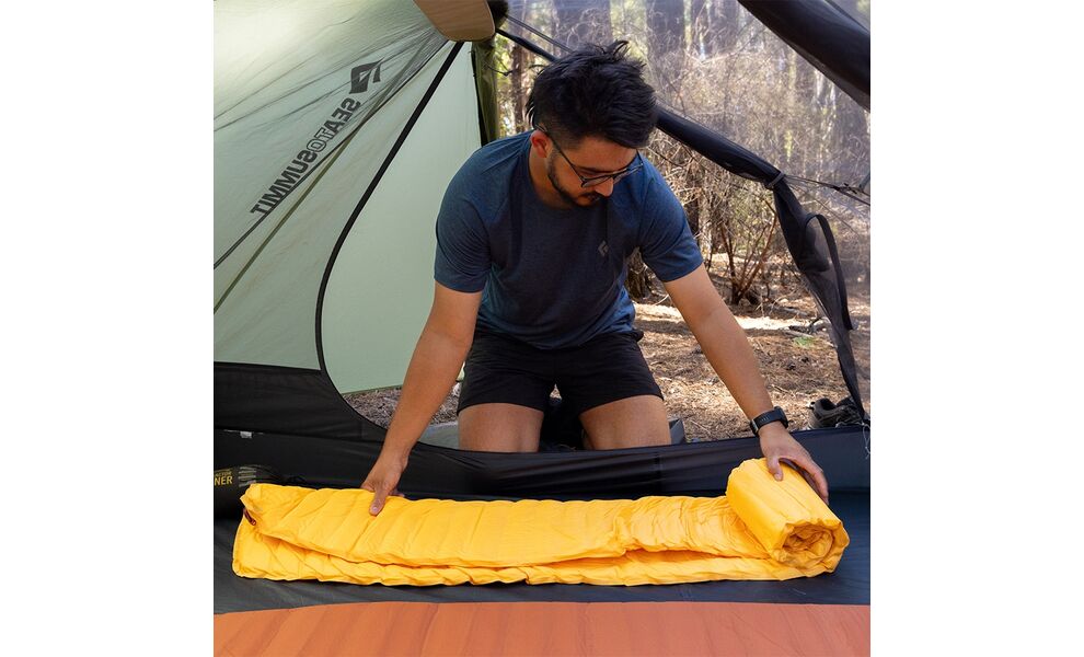 Самонадувний каремат Sea to Summit Pursuit Plus - Regular Rectangular, Товщина: 7,5, Тип розміру: Regular Rectangular, Колір виробника: Zinnia Orange, зображення 14