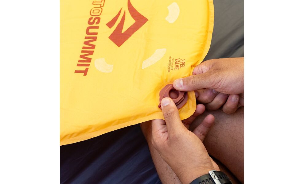 Самонадувний каремат Sea to Summit Pursuit Plus - Regular Rectangular, Товщина: 7,5, Тип розміру: Regular Rectangular, Колір виробника: Zinnia Orange, зображення 18