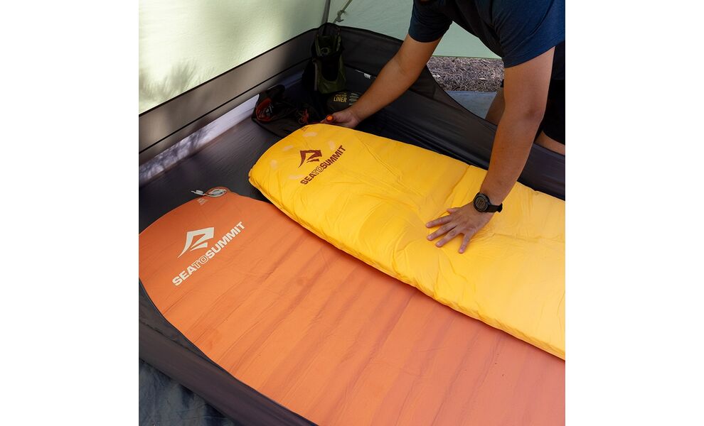 Самонадувний каремат Sea to Summit Pursuit Plus - Regular Rectangular, Товщина: 7,5, Тип розміру: Regular Rectangular, Колір виробника: Zinnia Orange, зображення 20