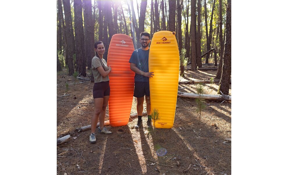 Самонадувний каремат Sea to Summit Pursuit Plus - Regular Rectangular, Товщина: 7,5, Тип розміру: Regular Rectangular, Колір виробника: Zinnia Orange, зображення 26