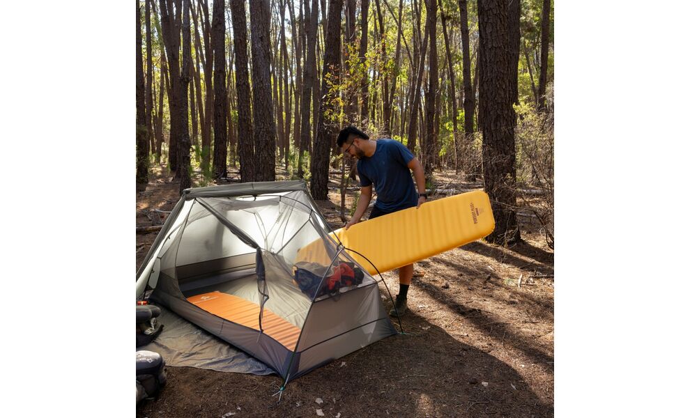 Самонадувний каремат Sea to Summit Pursuit Plus - Regular Rectangular, Товщина: 7,5, Тип розміру: Regular Rectangular, Колір виробника: Zinnia Orange, зображення 28