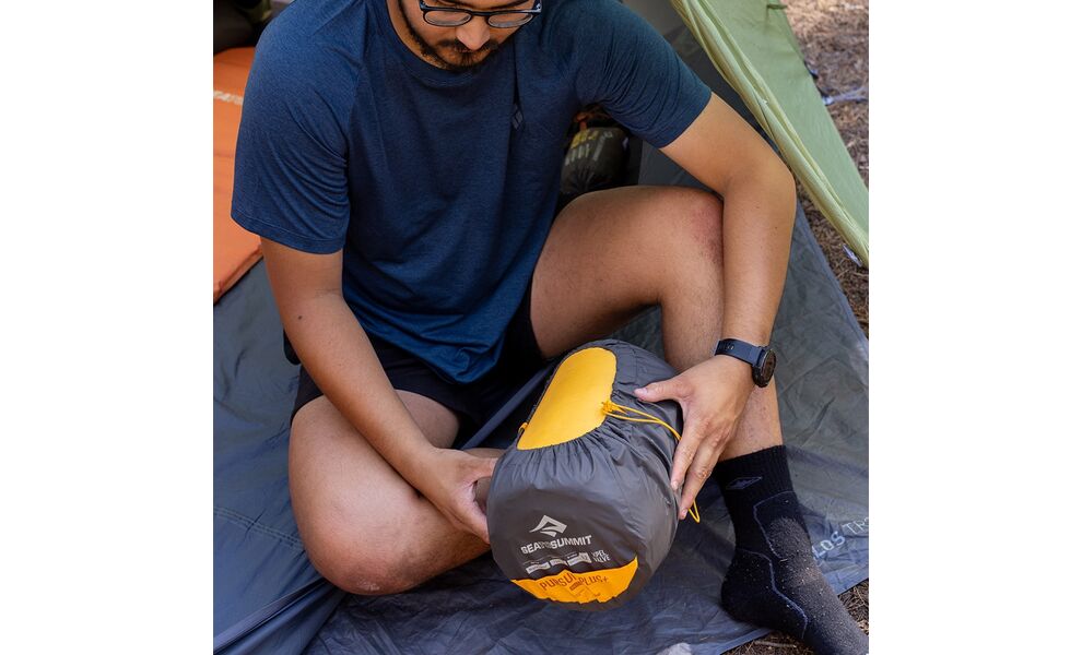 Самонадувний каремат Sea to Summit Pursuit Plus - Regular Rectangular, Товщина: 7,5, Тип розміру: Regular Rectangular, Колір виробника: Zinnia Orange, зображення 10