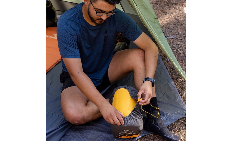 Самонадувний каремат Sea to Summit Pursuit Plus - Regular Rectangular, Товщина: 7,5, Тип розміру: Regular Rectangular, Колір виробника: Zinnia Orange, зображення 11