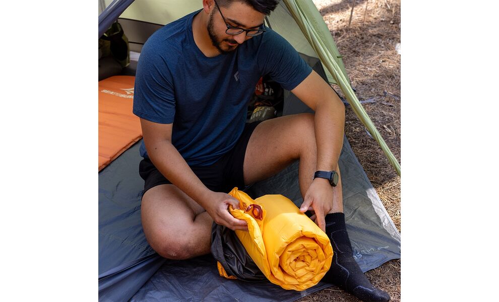 Самонадувний каремат Sea to Summit Pursuit Plus - Regular Rectangular, Товщина: 7,5, Тип розміру: Regular Rectangular, Колір виробника: Zinnia Orange, зображення 12