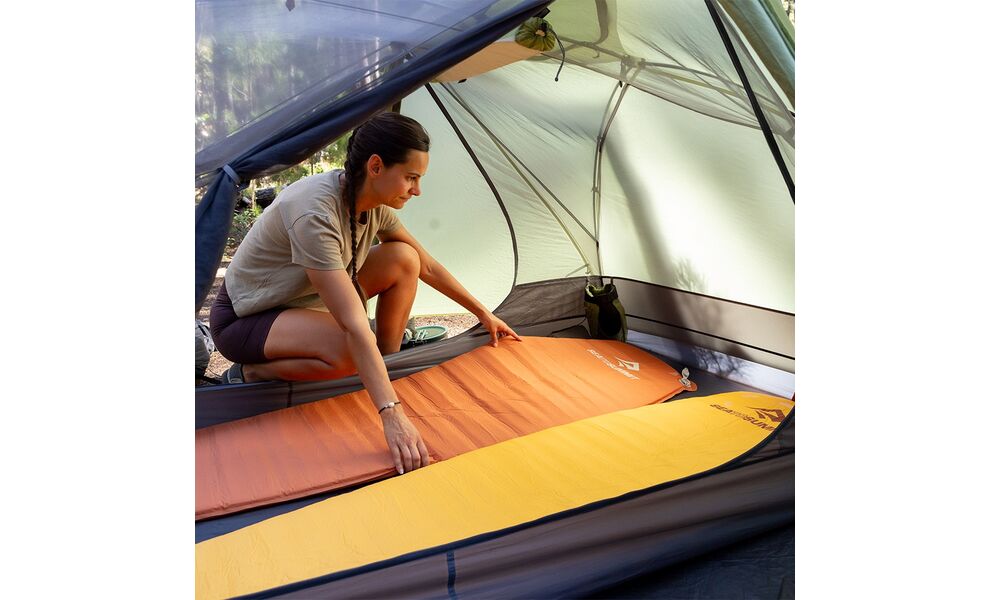 Самонадувний каремат Sea to Summit Pursuit SI - Regular Rectangular, Товщина: 5, Тип розміру: Regular Rectangular, Колір виробника: Bombay Brown, зображення 20