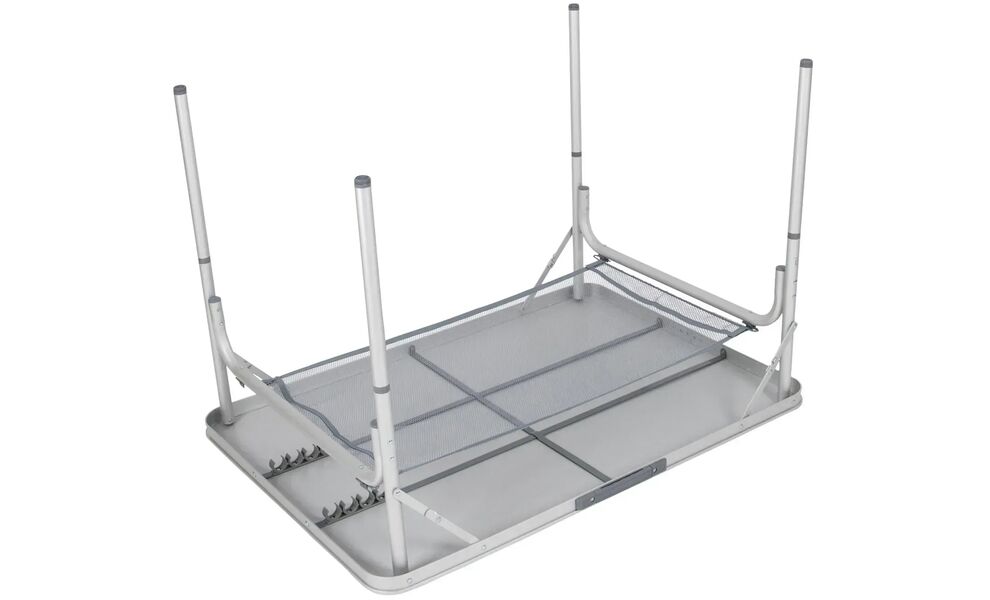 Розкладний стіл з поличкою Bo-Camp Table - 100x70x70 см, Тип розміру: 100x70x70 см, Колір: Grey, зображення 5