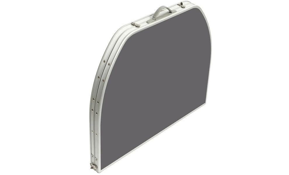 Розкладний стіл з поличкою Bo-Camp Case Model Oval - 150x80x70 см, Тип розміру: 150x80x70 см, Колір: Grey, зображення 3