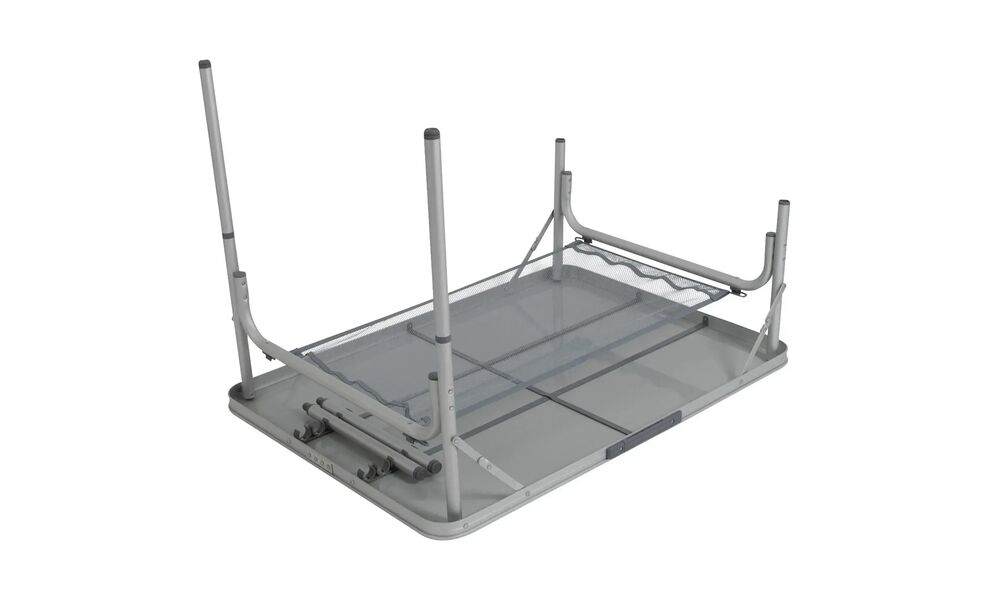 Розкладний стіл з поличкою Bo-Camp Premium - 100x70x70 см, Тип розміру: 100x70x70 см, Колір: Grey, зображення 5