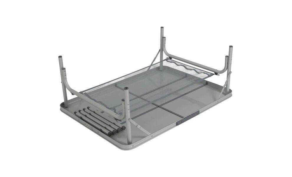 Розкладний стіл з поличкою Bo-Camp Premium - 100x70x70 см, Тип розміру: 100x70x70 см, Колір: Grey, зображення 7