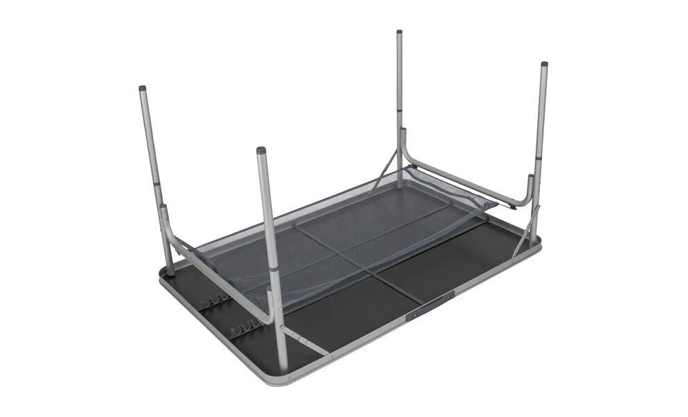 Розкладний стіл з поличкою Bo-Camp Premium - 118x78x70 см, Тип розміру: 118x78x70 см, Колір: Grey, зображення 6