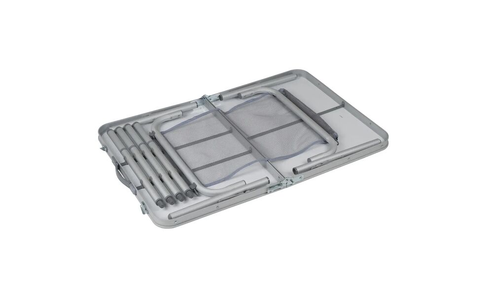 Розкладний стіл з поличкою Bo-Camp Premium - 90x60x81 см, Тип розміру: 90x60x81 см, Колір: Grey, зображення 3