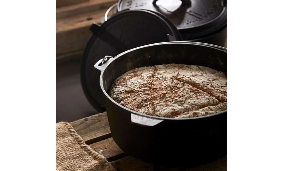 Чавунний казан-жаровня на ніжках Groenberg Askja на 10 л, Об'єм: 10, Діаметр верхній: 33, зображення 15