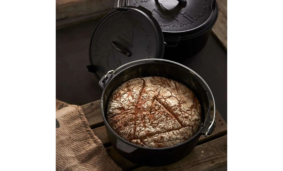 Чавунний казан-жаровня на ніжках Groenberg Askja на 10 л, Об'єм: 10, Діаметр верхній: 33, зображення 17