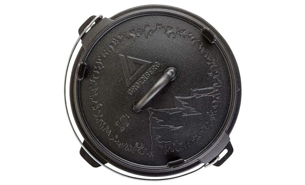 Чавунний казан-жаровня на ніжках Groenberg Askja на 10 л, Об'єм: 10, Діаметр верхній: 33, зображення 5