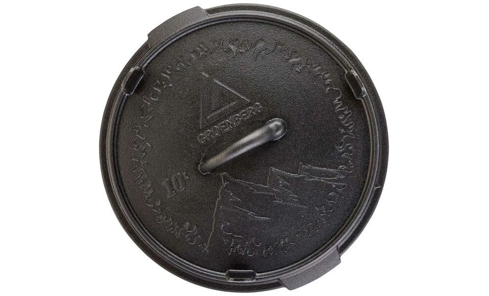 Чавунний казан-жаровня на ніжках Groenberg Askja на 10 л, Об'єм: 10, Діаметр верхній: 33, зображення 8