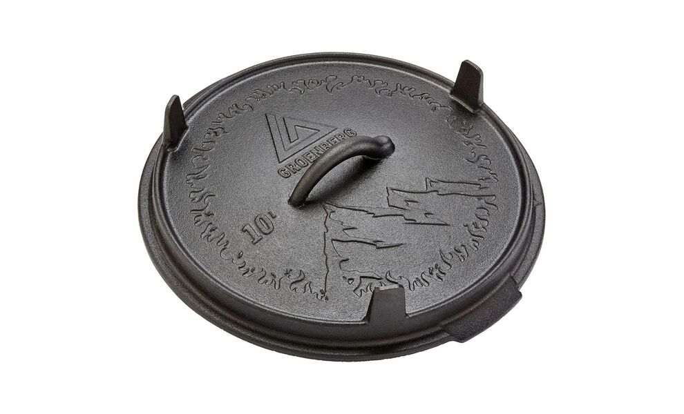 Чавунний казан-жаровня на ніжках Groenberg Askja на 10 л, Об'єм: 10, Діаметр верхній: 33, зображення 10