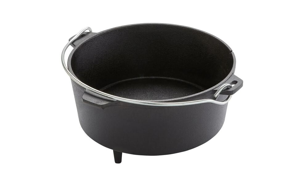 Чавунний казан-жаровня на ніжках Groenberg Askja на 4 л, Об'єм: 4, Діаметр верхній: 25, зображення 3