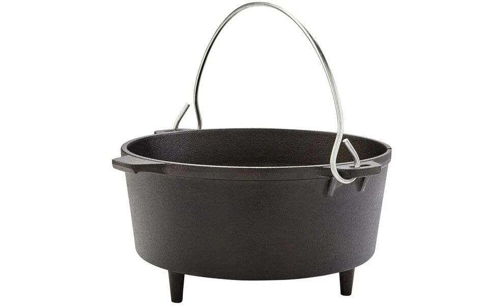 Чавунний казан-жаровня на ніжках Groenberg Askja на 4 л, Об'єм: 4, Діаметр верхній: 25, зображення 6