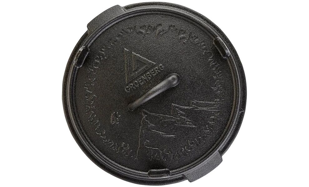 Чавунний казан-жаровня на ніжках Groenberg Askja на 4 л, Об'єм: 4, Діаметр верхній: 25, зображення 8