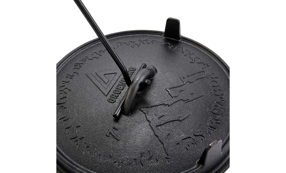 Кочерга-підйомник для чавунної кришки Groenberg Knopp Handle, зображення 5