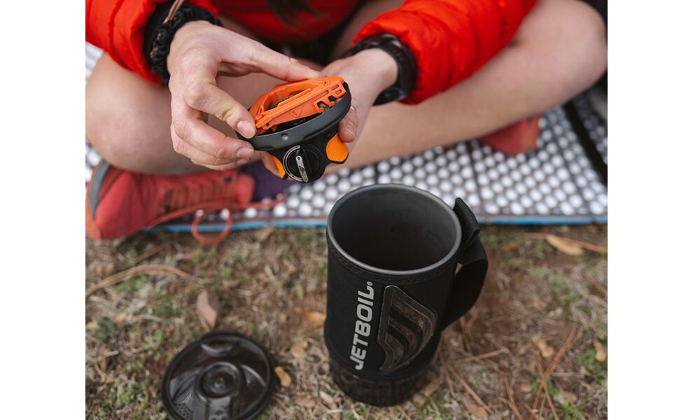 Інтегрована система приготування їжі JetBoil Flash (Carbon), 1 л, Об'єм: 1000, Колір: Carbon, зображення 11