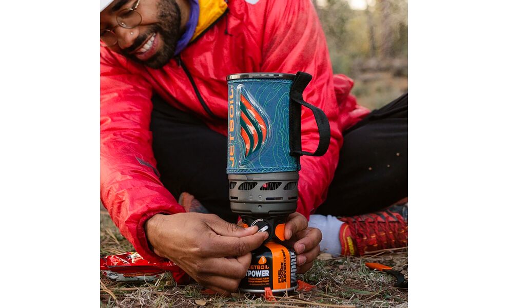Інтегрована система приготування їжі JetBoil Flash (Ocean Topo), 1 л, Об'єм: 1000, Колір: Ocean Topo, зображення 9