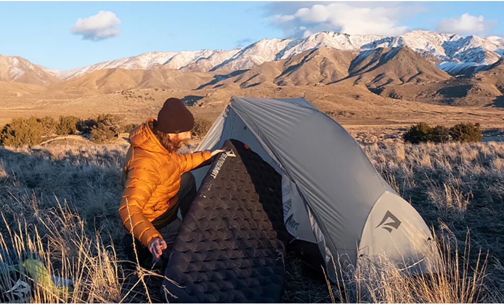 Надувний каремат Sea to Summit Ether Light XR Pro Insulated - Regular Rectangular Wide: з мішком-насосом, Товщина: 10, Тип розміру: Regular Rectangular Wide, Колір виробника: Pirate Black, зображення 8