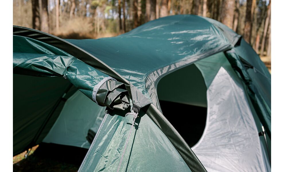 3-місний намет Totem Carriage 3: двошаровий, з тамбуром, Кількість місць: 3, Колір: Green, зображення 12