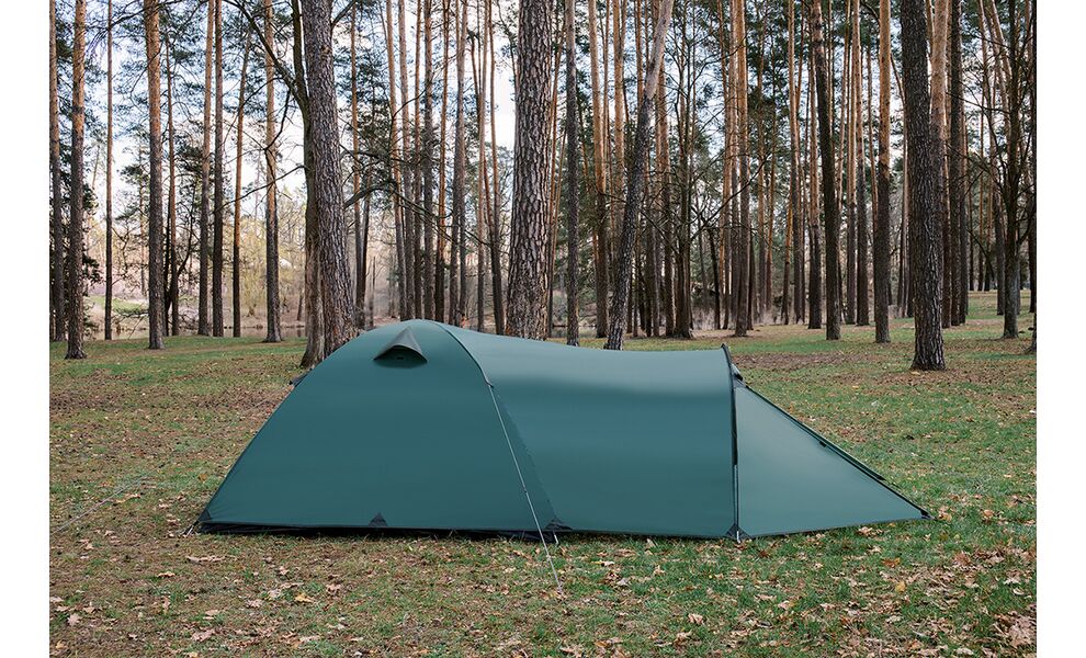 3-місний намет Totem Carriage 3: двошаровий, з тамбуром, Кількість місць: 3, Колір: Green, зображення 3