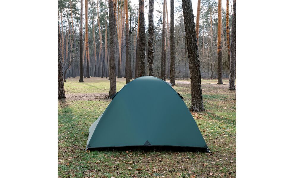 3-місний намет Totem Carriage 3: двошаровий, з тамбуром, Кількість місць: 3, Колір: Green, зображення 5