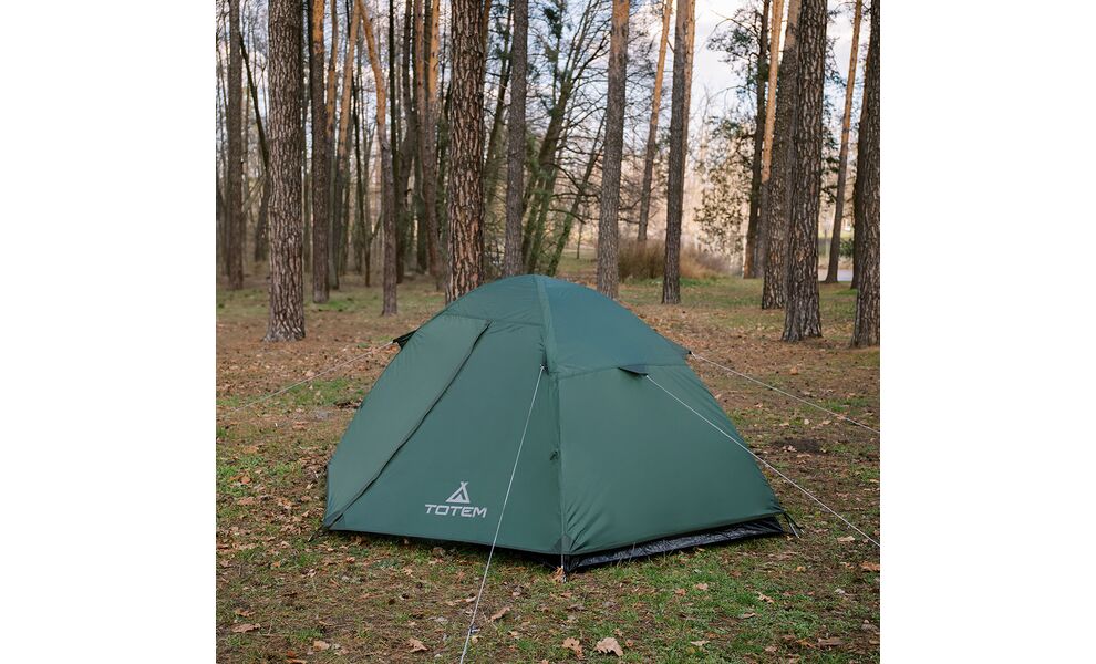2-місний намет Totem Trek 2 V2: двошаровий, Кількість місць: 2, Колір: Green, зображення 5
