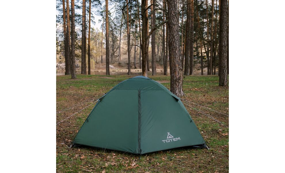 2-місний намет Totem Trek 2 V2: двошаровий, Кількість місць: 2, Колір: Green, зображення 6