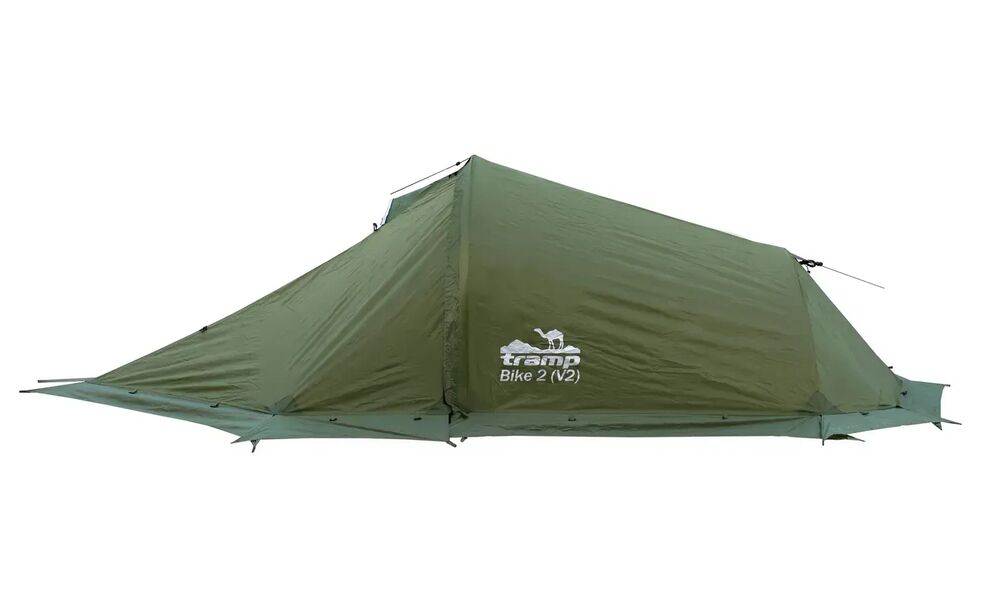 2-місний намет Tramp Bike 2 V2 (Green): двошаровий, Кількість місць: 2, Колір: Green, зображення 3