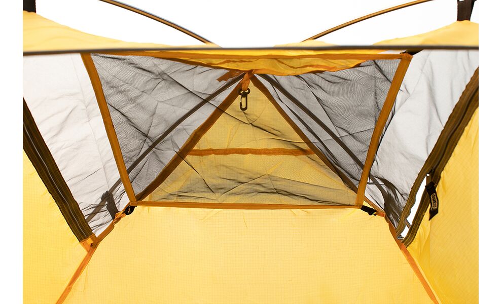 3-місний намет Tramp Cave 3 V2 (Grey): двошаровий, з тамбуром, Кількість місць: 3, Колір: Grey/Red, зображення 14