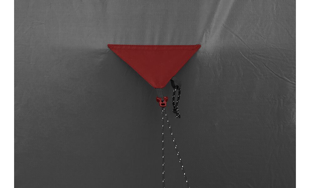 3-місний намет Tramp Cave 3 V2 (Grey): двошаровий, з тамбуром, Кількість місць: 3, Колір: Grey/Red, зображення 16