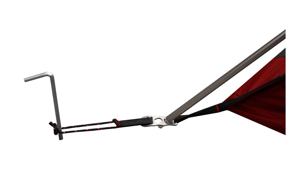 3-місний намет Tramp Cave 3 V2 (Grey): двошаровий, з тамбуром, Кількість місць: 3, Колір: Grey/Red, зображення 17