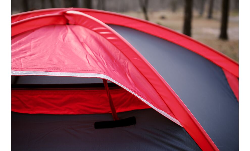 4-місний намет Tramp Rock 4 V2 (Grey): двошаровий, вітростійкий, Кількість місць: 4, Колір: Grey/Red, зображення 23