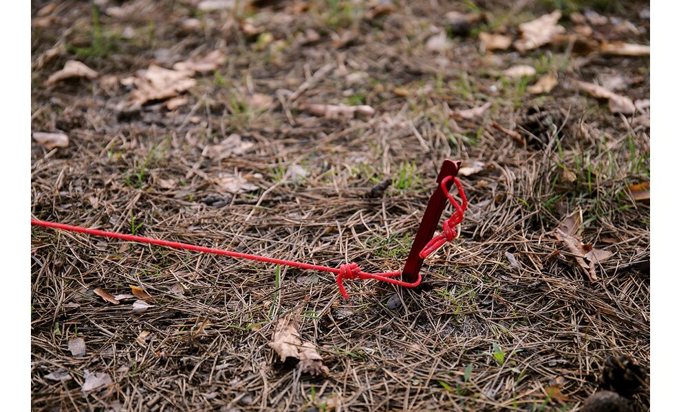 2-місний намет Tramp Rock 2 V2 (Grey): двошаровий, вітростійкий, Кількість місць: 2, Колір: Grey/Red, зображення 30