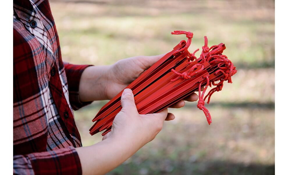 3-місний намет Tramp Rock 3 V2 (Grey): двошаровий, вітростійкий, Кількість місць: 3, Колір: Grey/Red, зображення 32