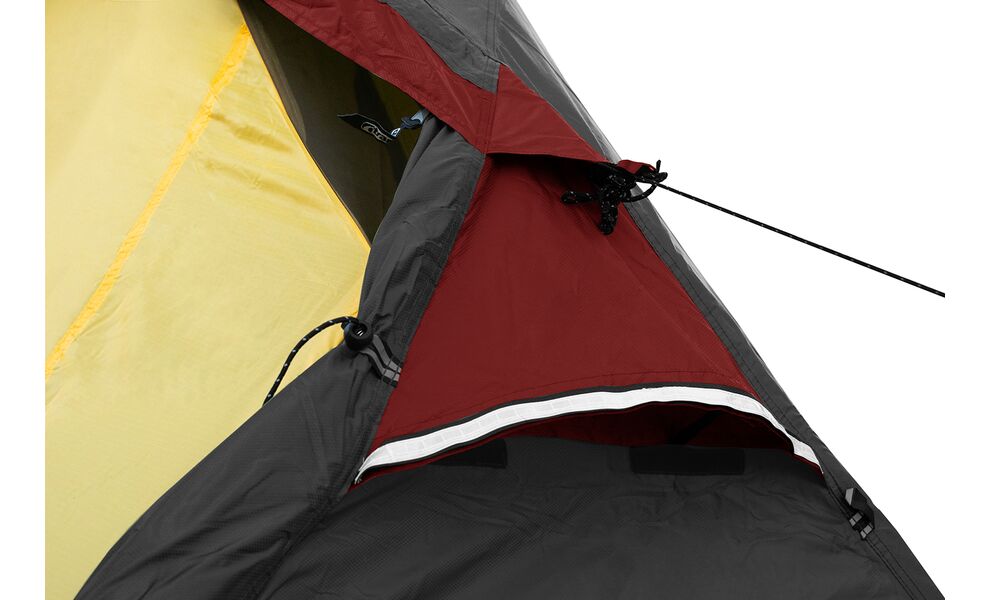 2-місний намет Tramp Sarma 2 V2 (Grey): двошаровий, вітростійкий, Кількість місць: 2, Колір: Grey/Red, зображення 16