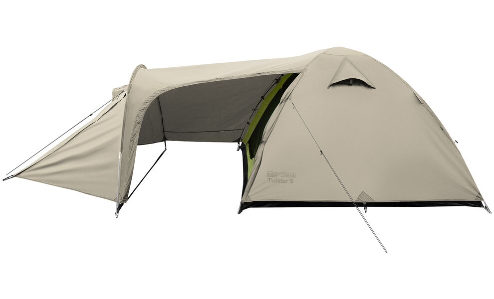 3-місний намет Tramp Twister 3 (Sand): двошаровий, з тамбуром, Кількість місць: 3, Колір: Sand, зображення 5