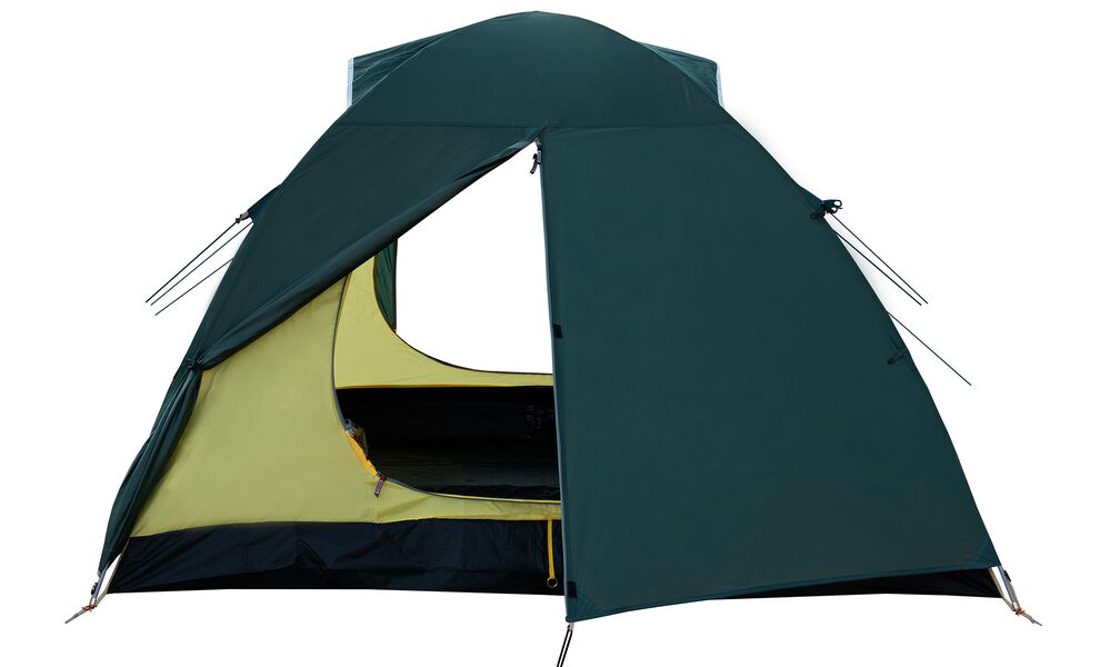 3-місний намет Tramp Grot 3 V2: двошаровий, з тамбуром, Кількість місць: 3, Колір: Green, зображення 9