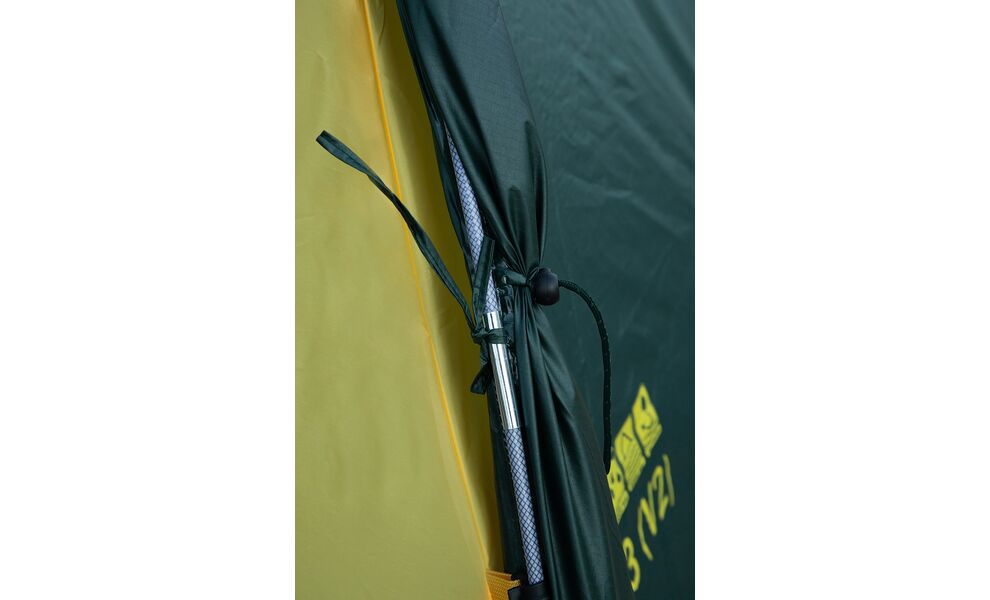 3-місний намет Tramp Grot 3 V2: двошаровий, з тамбуром, Кількість місць: 3, Колір: Green, зображення 17