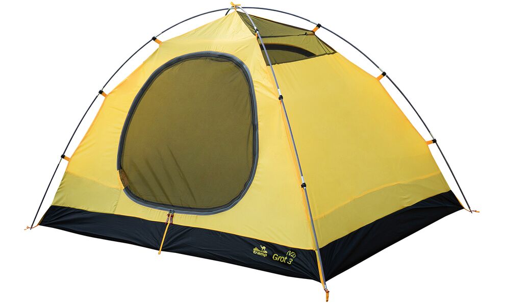 3-місний намет Tramp Grot 3 V2: двошаровий, з тамбуром, Кількість місць: 3, Колір: Green, зображення 19