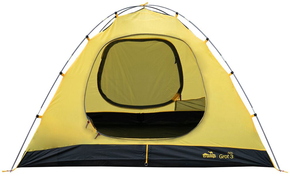 3-місний намет Tramp Grot 3 V2: двошаровий, з тамбуром, Кількість місць: 3, Колір: Green, зображення 20