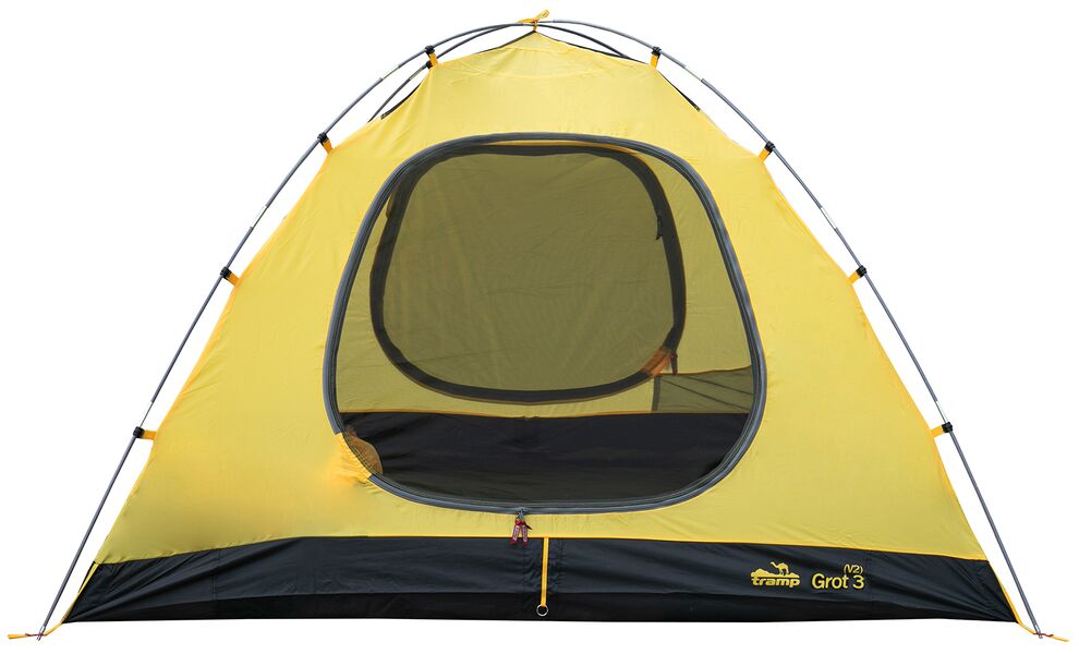 3-місний намет Tramp Grot 3 V2: двошаровий, з тамбуром, Кількість місць: 3, Колір: Green, зображення 21
