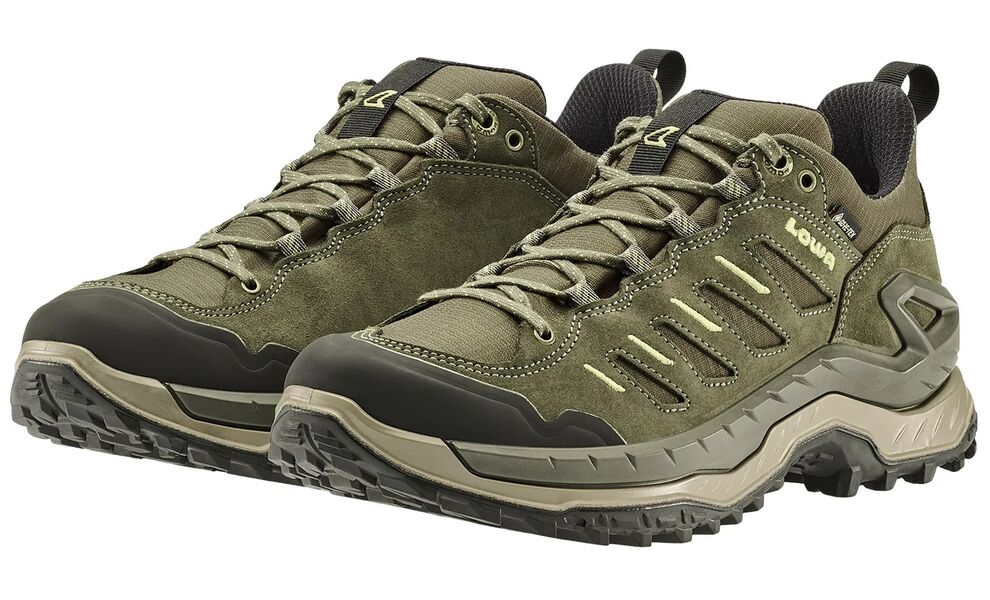 Трекінгові кросівки чоловічі LOWA Innovo GTX LO - 311550 (7829/Olive-Amber Green), Колір виробника: 7829/Olive-Amber Green, Тип колодки: середня, Розмір виробника: EU 47, зображення 3