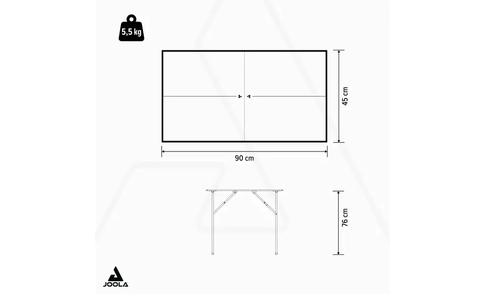 Тенісний стіл Joola Mini (Blue), Колір стільниці: Blue, зображення 2