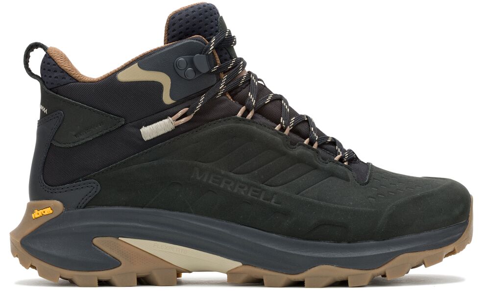 Трекінгові черевики чоловічі Merrell Moab Speed 2 LTR MID WP (Black), Колір виробника: Black, Тип колодки: середня, Розмір виробника: US 9 (EU 43), зображення 2