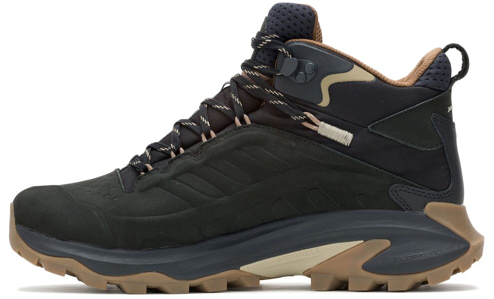 Трекінгові черевики чоловічі Merrell Moab Speed 2 LTR MID WP (Black), Колір виробника: Black, Тип колодки: середня, Розмір виробника: US 9 (EU 43), зображення 3